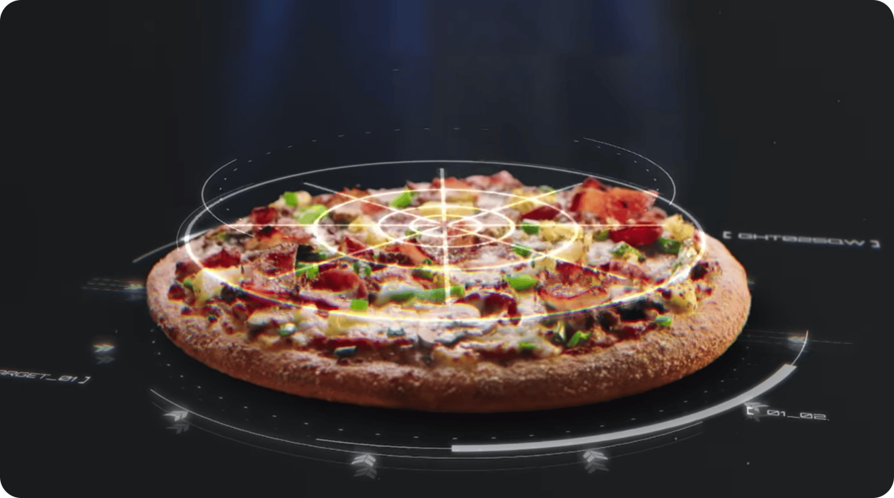 Pizza Topping Distribution and Appearance vision Inspection(pic3)