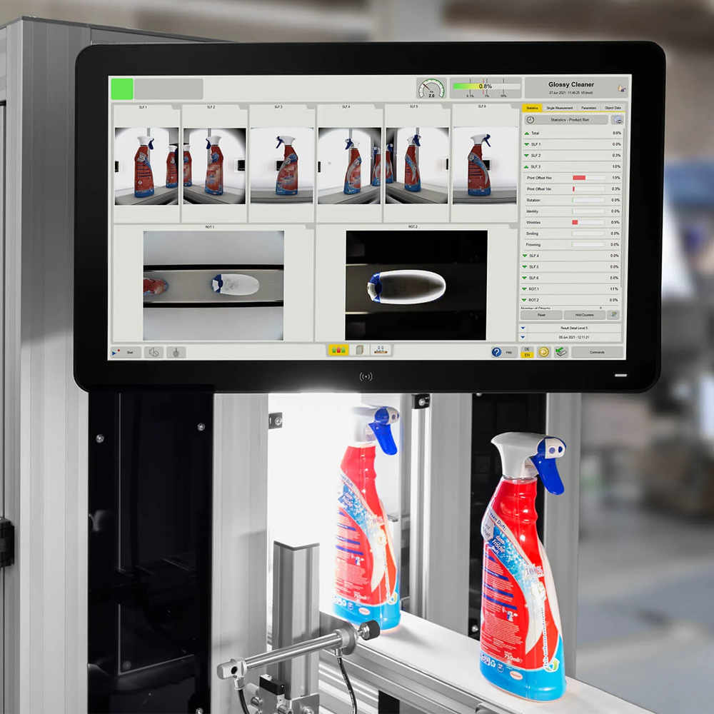 Automated Cosmetics Sprayer Quality vision Inspection System